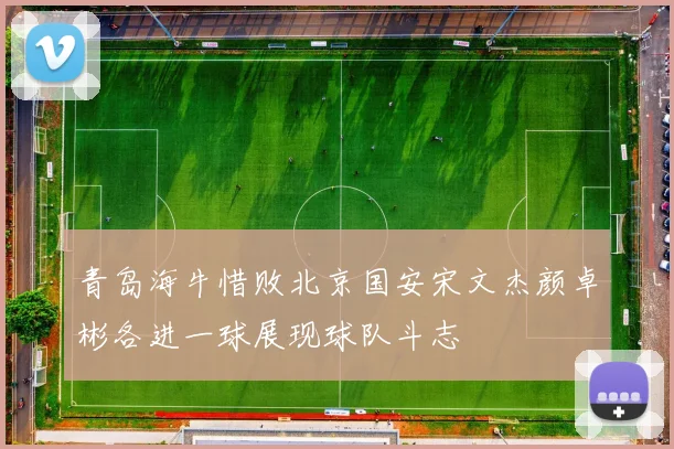 青岛海牛惜败北京国安宋文杰颜卓彬各进一球展现球队斗志
